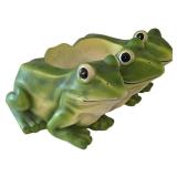 K - Frog Planters & Resin Frog Mixed Lot