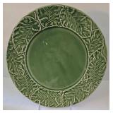 K - Pumpkin Soup Crock, Leaf Plate & Lacquered Pumpkin Bordalo Pinheiro Set
