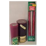 K - Candle Assortment - Yankee, Woodbridge, JoyBrite & Birch Holder