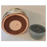 K - Candle Assortment - Yankee, Woodbridge, JoyBrite & Birch Holder