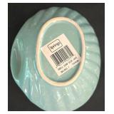K - Coastal Decor Mixed Lot Coral Candleholders, Clay Seahorse & Shell Dishes