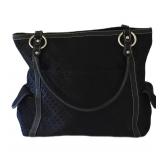 MBR - Tote Bag - Talbots Black Woven Trim