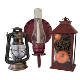 K - Lantern Style Decor Set of 3
