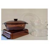 K - Pyrex Fire-King Anchor Hocking Glass Bakeware Set (Lot of 5)