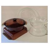 K - Pyrex Fire-King Anchor Hocking Glass Bakeware Set (Lot of 5)