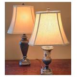 K - Table Lamps Pair With Shades