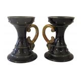 K - Candleholders Mixed Lot Lantern Pair, Ashland Candles & Pedestals