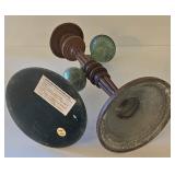 K - Candleholders Mixed Lot Lantern Pair, Ashland Candles & Pedestals