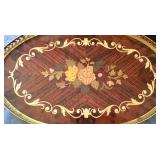 K - Lacquered Box & Tray Marquetry Set