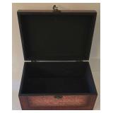 K - Lacquered Box & Tray Marquetry Set