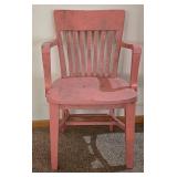 LR - Pink Painted Armchair