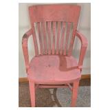 LR - Pink Painted Armchair