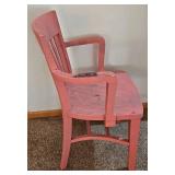 LR - Pink Painted Armchair