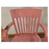 LR - Pink Painted Armchair