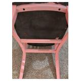 LR - Pink Painted Armchair