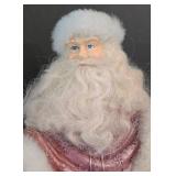 LR - Christmas Santa Figurines Pair With Children