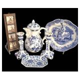 LR - Blue and White Decorative Ceramics Mixed Lot Vienna Woods, Spode Italian, Delft Blue