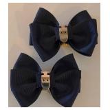 LR - Costume Jewelry Shoe Toe Clips & Bow Brooch Mixed Lot