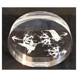LR - Vintage Lucite Hummingbird Sculpture Frank R Albrecht