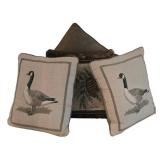LR - Decorative Pillow Mixed Lot Goose Motif Riverdale Pinecone Dakota (Lot of 4)