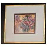 LR - Rice Paper Art - Young & Kyung Chun 10.25 X 11.25 in Framed
