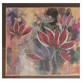 LR - Rice Paper Art - Young & Kyung Chun 10.25 X 11.25 in Framed