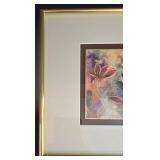 LR - Rice Paper Art - Young & Kyung Chun 10.25 X 11.25 in Framed
