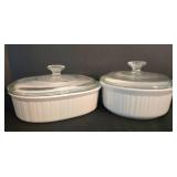 LR - Casserole Dish Set Fire-King & CorningWare 4-Piece