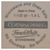 LR - Casserole Dish Set Fire-King & CorningWare 4-Piece