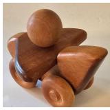 LR - Wooden Toy Train & Vehicle Set (Lot of 5)