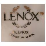 LR - Collectible Porcelain Trio - Lenox Heart Dish, Lenox Vase & Lefton Ballerina