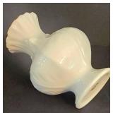 LR - Collectible Porcelain Trio - Lenox Heart Dish, Lenox Vase & Lefton Ballerina