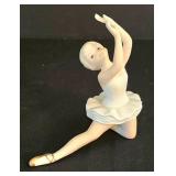 LR - Collectible Porcelain Trio - Lenox Heart Dish, Lenox Vase & Lefton Ballerina