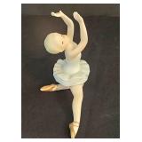 LR - Collectible Porcelain Trio - Lenox Heart Dish, Lenox Vase & Lefton Ballerina
