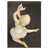 LR - Collectible Porcelain Trio - Lenox Heart Dish, Lenox Vase & Lefton Ballerina