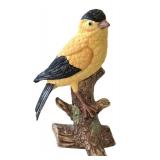 LR - Bird Figurines & Framed Cardinal Woven Picture Lefton Mixed Lot
