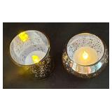 LR - Glass Candle Holders Mixed Lot 78 Pieces Letine Cylinder & Globe