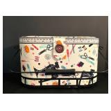 LR - Sewing Box & Thread Container Mixed Lot