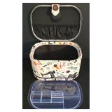 LR - Sewing Box & Thread Container Mixed Lot