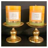 LR - Candle Holders - Assorted Glass, Mosaic & Metal