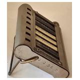 LR - Vintage Office Tools Mixed Lot Babe Stapler, Adding Machine, La Jest Straight Edge, Knife