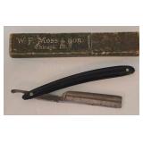 LR - Vintage Office Tools Mixed Lot Babe Stapler, Adding Machine, La Jest Straight Edge, Knife