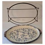 K - Temptations by Tara Floral Lace Casserole Set With Lids & Racks