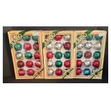 LR - Christmas Globe Ornaments Mixed Lot of 10 Boxes - Pyramid, Celebrate It & Target