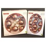 LR - Christmas Globe Ornaments Mixed Lot of 10 Boxes - Pyramid, Celebrate It & Target