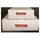 LR - Christmas Globe Ornaments Mixed Lot of 10 Boxes - Pyramid, Celebrate It & Target