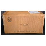 LR - Glass Votive Candles - Hosley Clear Glass 48 Pack New in Box