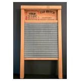 LR - Washboard, Sewing Basket & Sewing Threads Mixed Lot