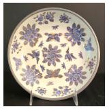 LR - Vintage Silver City Crystal Clamshell Bowl & Blue-White Porcelain Dishes Mixed Lot