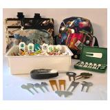 LR - Golf Accessories Mixed Lot - 4 Golf Motif Bags